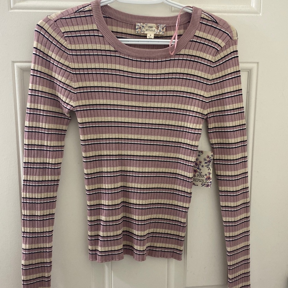 Small Pink One Republic top